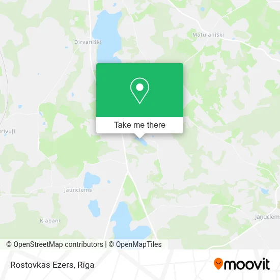 Rostovkas Ezers map