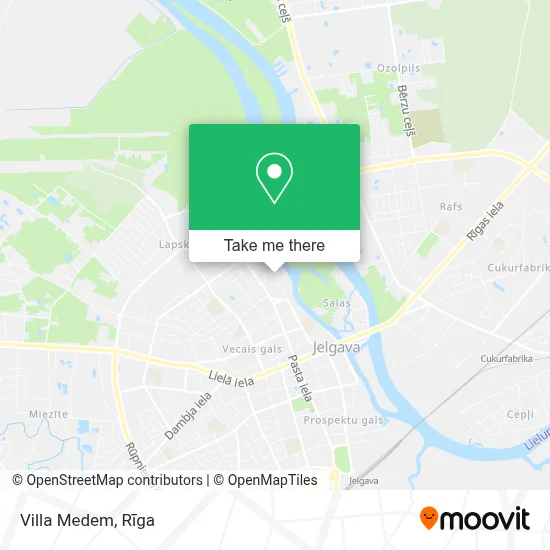 Villa Medem map