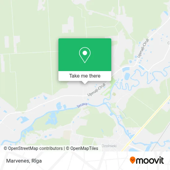 Marvenes map