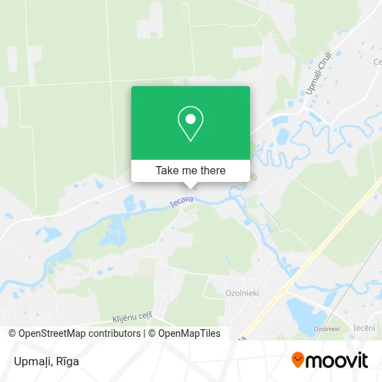 Upmaļi map
