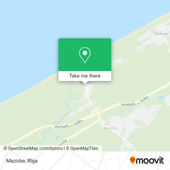 Mazirbe map