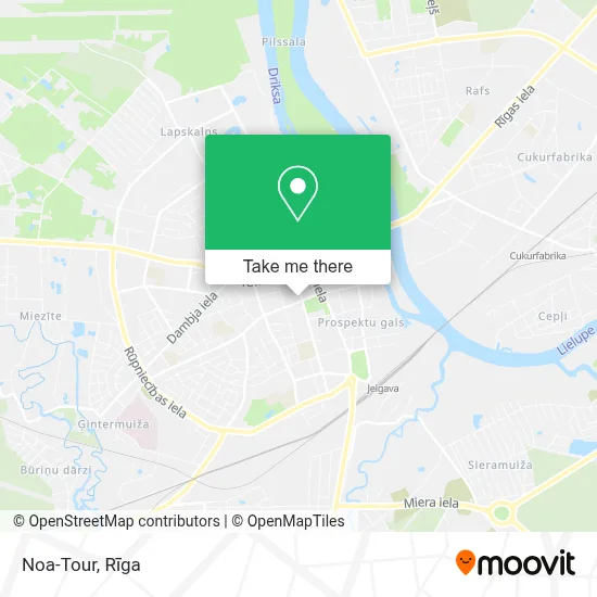 Noa-Tour map