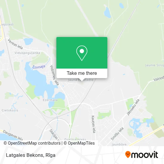 Latgales Bekons map