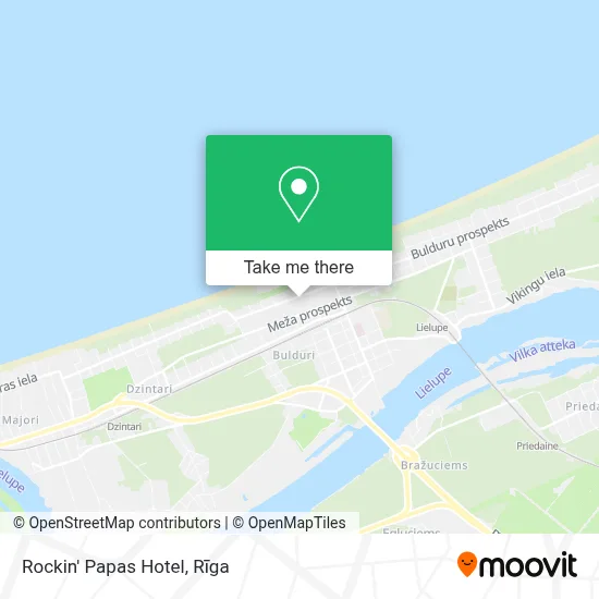 Rockin' Papas Hotel map