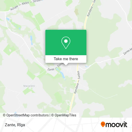 Zante map