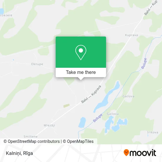 Kalniņi map