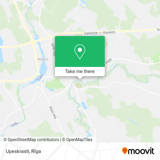 Upeskrasti map