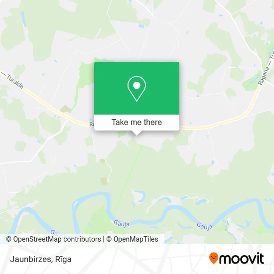 Jaunbirzes map