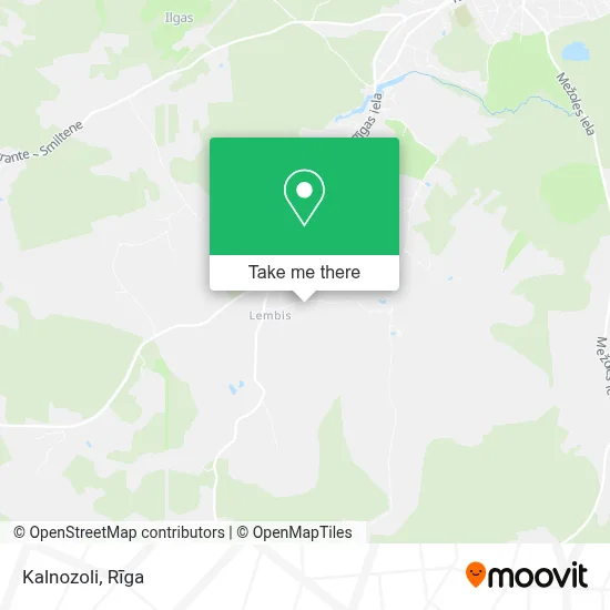 Kalnozoli map