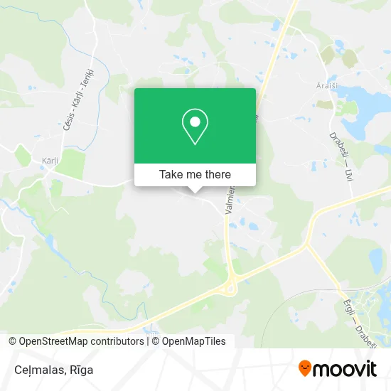 Ceļmalas map
