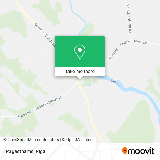Pagastnams map