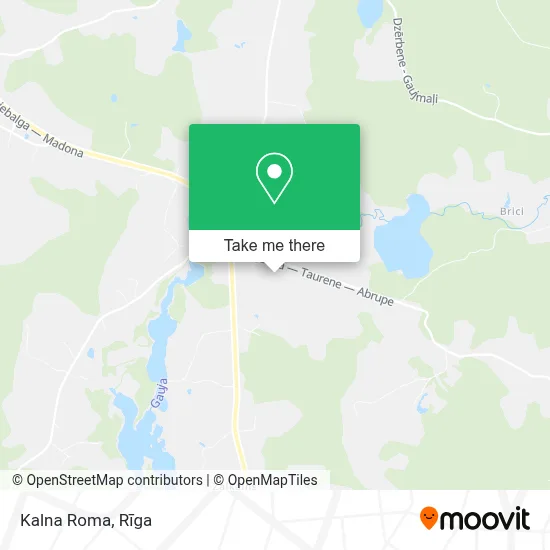 Kalna Roma map