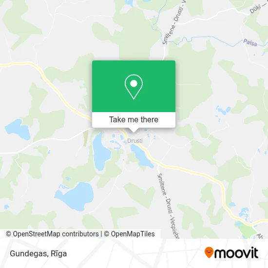 Gundegas map