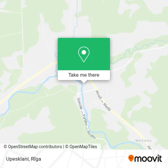 Upesklani map
