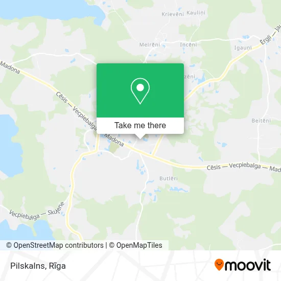 Pilskalns map
