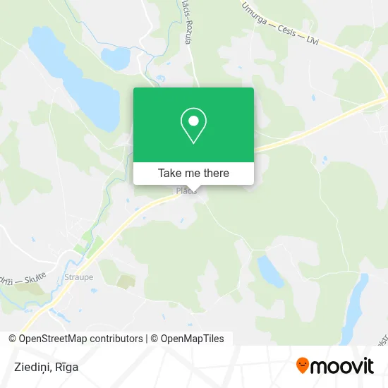 Ziediņi map