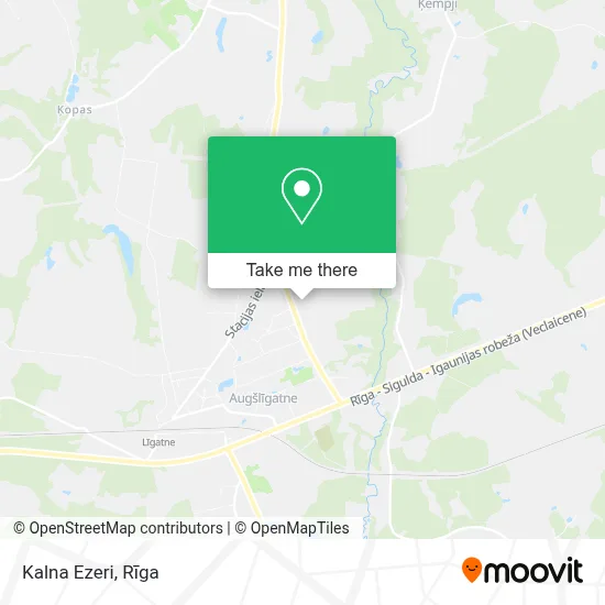 Kalna Ezeri map