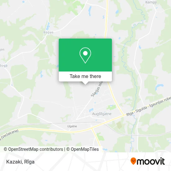 Kazaki map