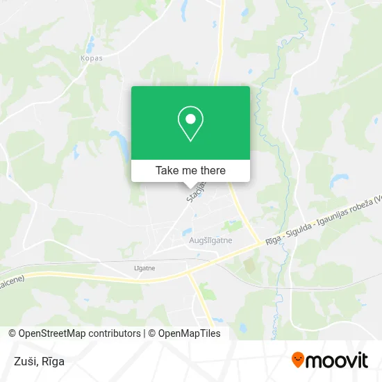 Zuši map