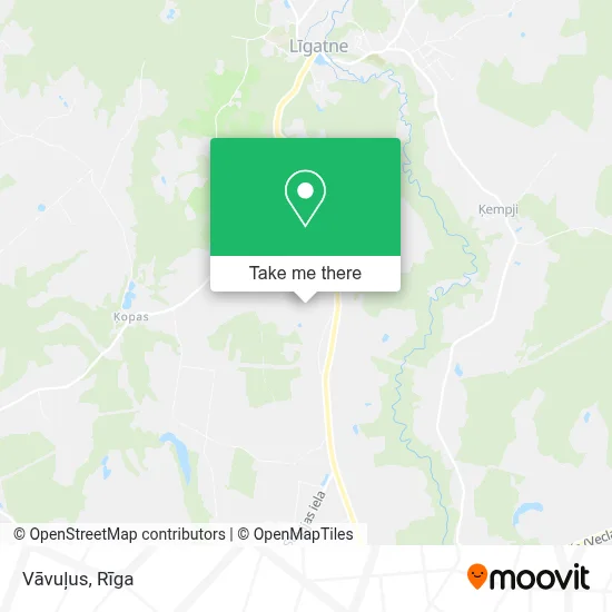 Vāvuļus map