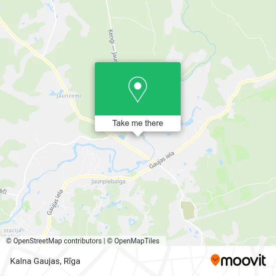 Kalna Gaujas map