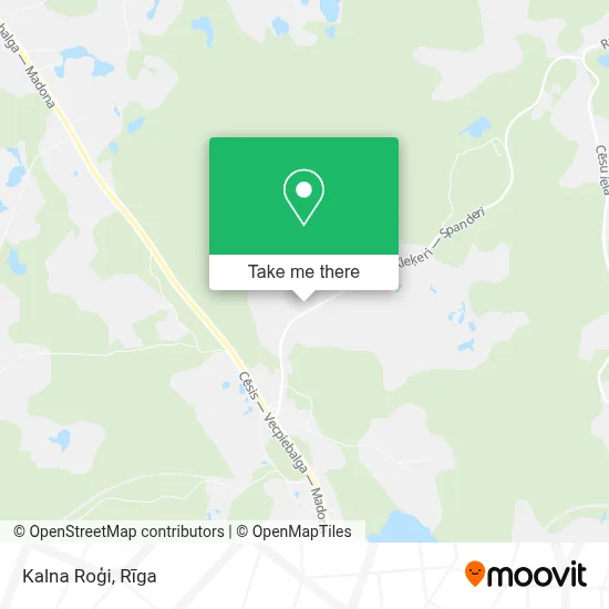 Kalna Roģi map