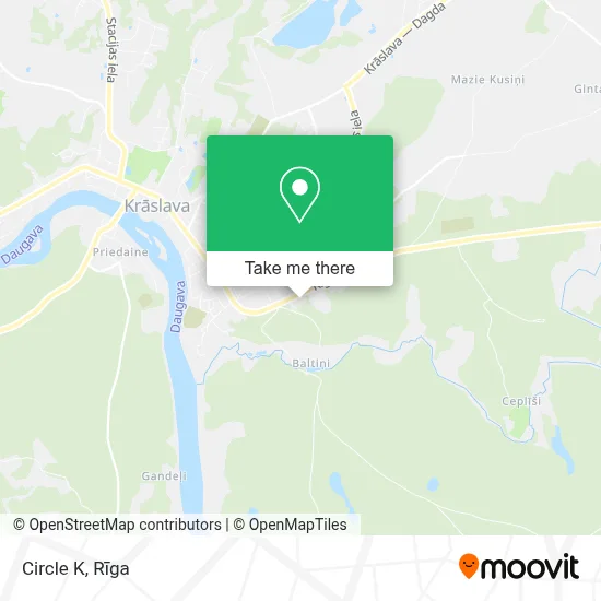 Circle K map