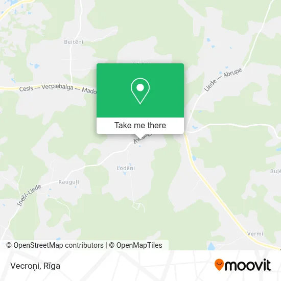 Vecroņi map