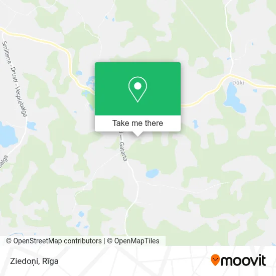 Ziedoņi map