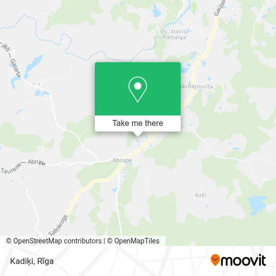Kadiķi map