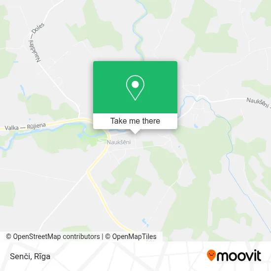 Senči map
