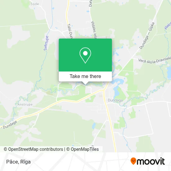 Pāce map