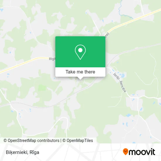Biķernieki map