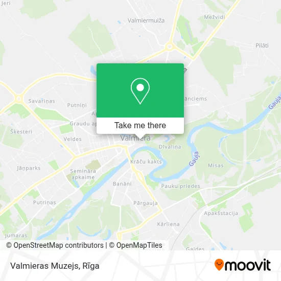 Valmieras Muzejs map