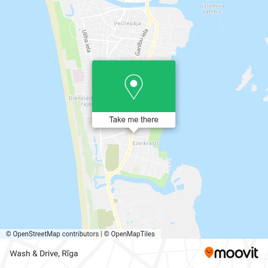 Wash & Drive map