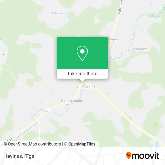 Ieviņas map
