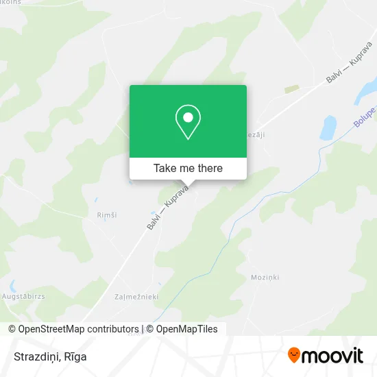 Strazdiņi map