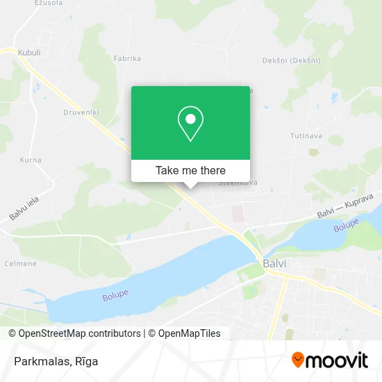 Parkmalas map