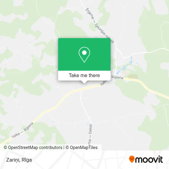 Zariņi map