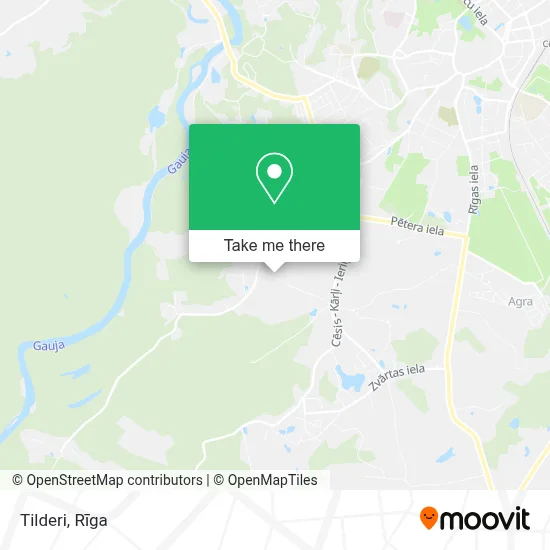 Tilderi map
