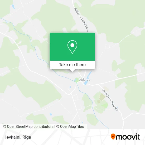 Ievkalni map