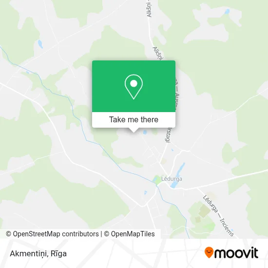 Akmentiņi map