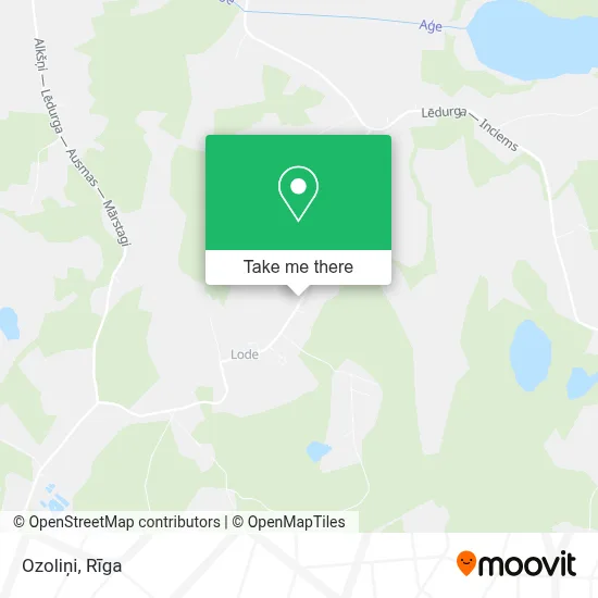 Ozoliņi map