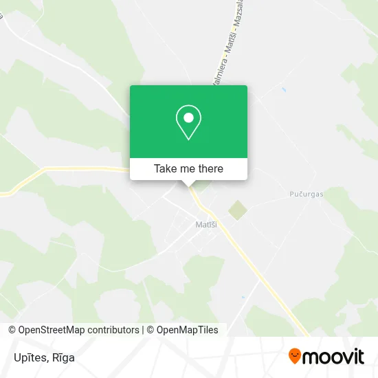 Upītes map