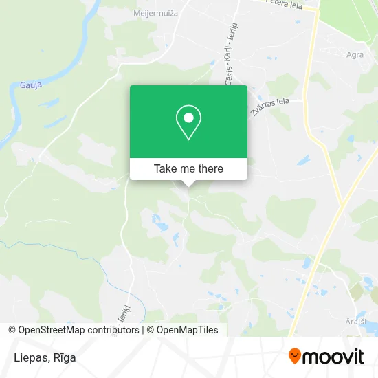 Liepas map