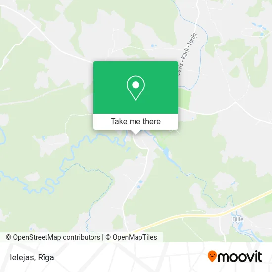 Ielejas map
