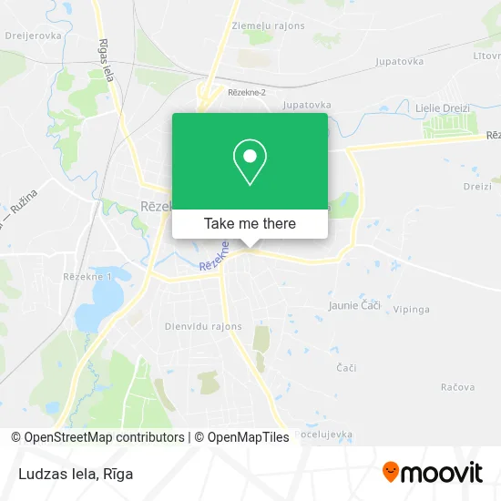 Ludzas Iela map