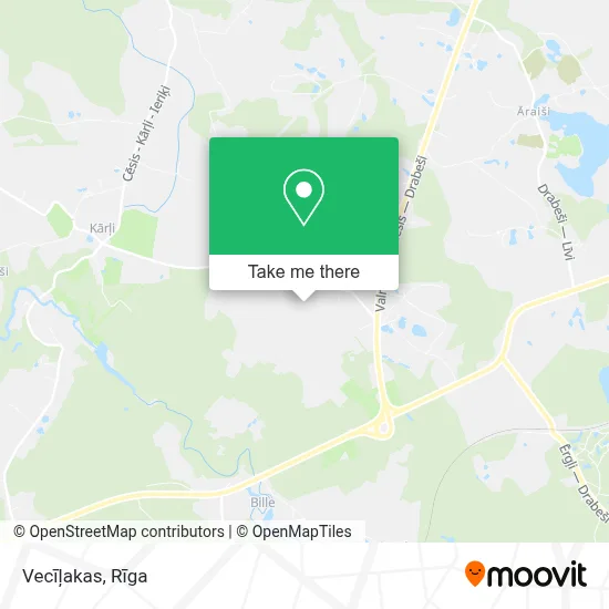 Vecīļakas map