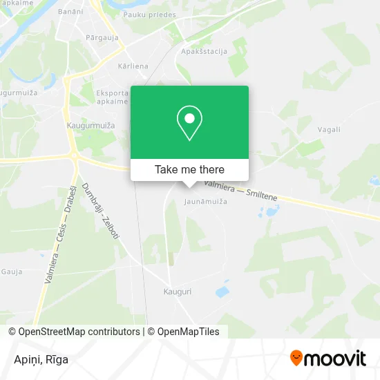 Apiņi map