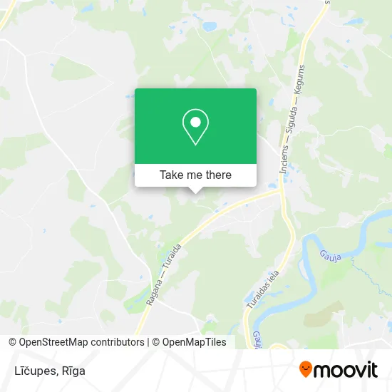 Līčupes map